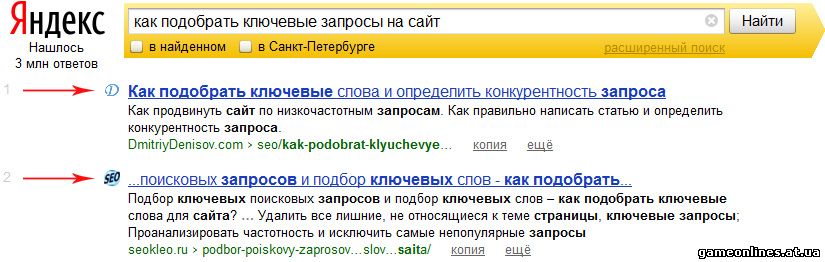 иконка сайта в Яндексе